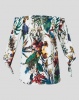 Slick Botanical Gardens Emma Boho Top With Tie Sleeves Multi Photo