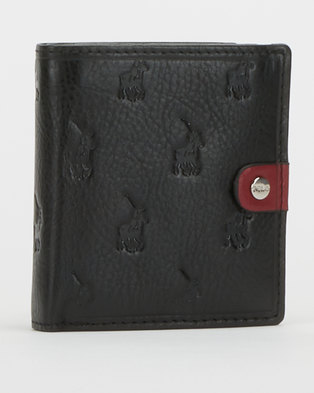 Photo of Polo Monogram Leather Billfold with Extra Card Flap Brown