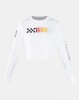 Vans Hi Performance LS Crop Tee White Photo