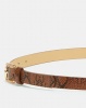 All Heart Snakeskin Skinny Belt Tan Photo