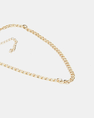 Photo of All Heart Chain Linked Necklace Gold-tone