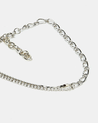 Photo of All Heart Chain Linked Necklace Silver-tone