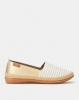 Pierre Cardin Super Comfort Stripey Espadrille Flats Beige Photo