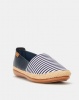 Pierre Cardin Super Comfort Stripey Espadrille Flat Navy Photo
