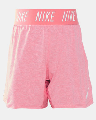 Photo of Nike Girls Dry Trophy Shorts Pink