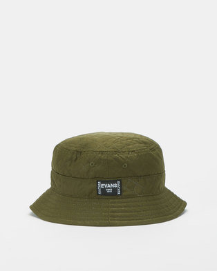 Photo of Evans Quilted Huggie Hat Olive