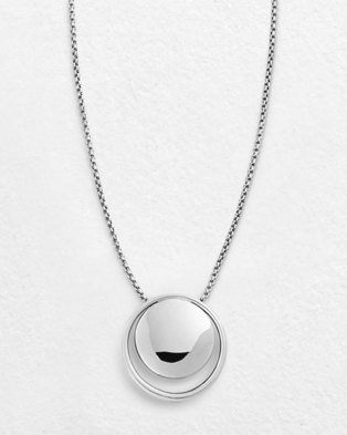 Photo of Skagen Elin Circle Pendant Necklace Silver