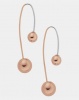 Skagen Elin Drop Earrings Rose Gold Photo