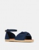 AWOL Bow Detail Espadrille Sandals Navy Photo