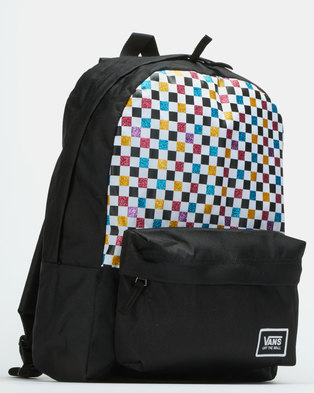 Photo of Vans Glitter Check Realm Backpack Multi