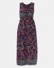 Utopia Chain Print Maxi Dress Navy Photo