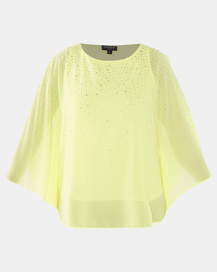 Photo of Queenspark Floaty Glam Woven Blouse Yellow