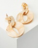 You I You & I Statement Organic Drop Earrings Ivory Photo