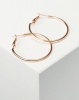 You I You & I Thin Med Hoop Earrings Rose Gold-tone Photo