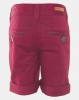Soviet Ballotelli Boys Cotton Shorts Burgundy Photo