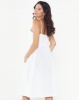 Brave Soul Strappy Button Dress With Pockets White Photo