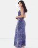 Brave Soul Ladies Rib Maxi Dress With Eyelet And Tie Up Detail Charcoal Photo