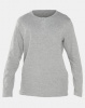 Brave Soul Long Sleeve Lougewear Henley Grey Marl Photo
