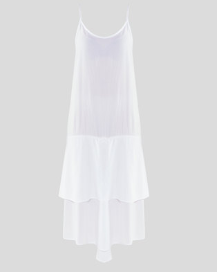 Photo of Slick Ava Layered Styled Dress White