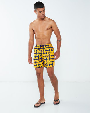Photo of Granadilla Bananas Swim Shorts Yellow/Navy
