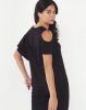 Utopia Cold Shoulder Ruffle Top Black Photo