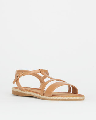 Photo of Utopia Ankle Strap Sandals Tan