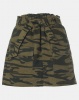 Contempo Generation Camouflage Cargo Skirt Khaki Photo