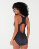 Utopia One Piece Swimsuit with Lemon Print Black Photo