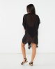 Utopia Tie Dye Swimwear Cover Up Black Photo
