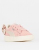 Puma Sportstyle Core Infants Suede Bow Sneakers Bridal Rose Photo