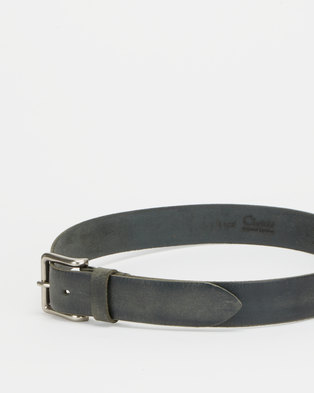 Photo of Paris Belts Leather Burnished Jean Belt Black