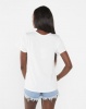 Brave Soul Scenic Desert Photo Print Laced Neck T-Shirt Cream Photo
