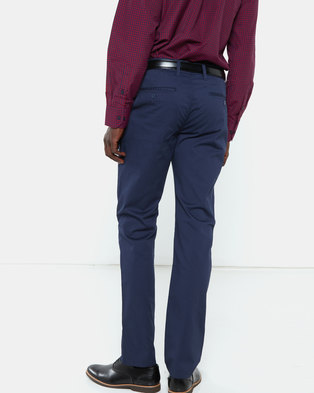 Photo of Jonathan D Norway Smart Cotton Chinos Steel Blue