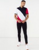 JCrew Red Panelled Golfer Navy Photo