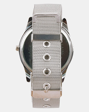 Photo of Digitime Mesh Watch with Black Dial Silver