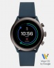 Fossil Sport Smart Watch 43mm Smokey Blue Silicone Photo