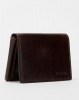 Fossil Derrick Leather Execu-fold Wallet Dark Brown Photo