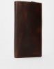 Fossil Dark Derrick Leather Execufold Wallet Brown Photo