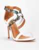 Miss Black Springs Weave Snake Combo Heel White Photo