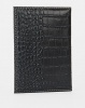 You I You & I Faux Crox Passport Holder Black Photo