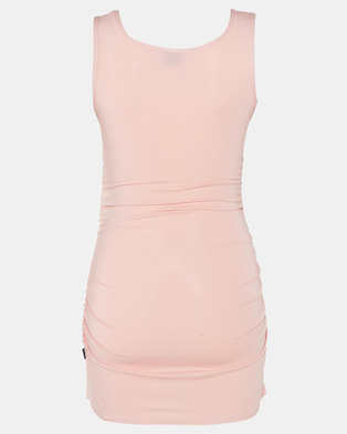 Photo of Cherry Melon Tank Top With Side Detail Blush