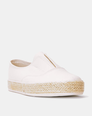 Photo of Crouch KG Floater Slip Ons Rice White