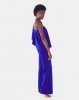 City Goddess London One Shoulder Frilled Jumpsuit Royal Blue Photo