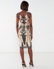 City Goddess London Sequin Scalloped Hem Midi Dress Gold Photo