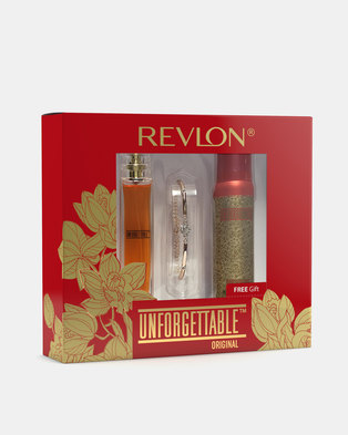 Photo of Revlon Unforgettable Deluxe Pack 50ml Eau De Toilette/90ml PBS/Bracelet