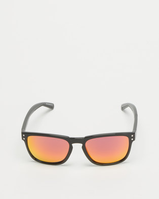 Photo of Dot Dash Bootleg Chrome Sunglasses Black Gloss/Red