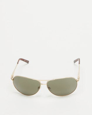 Photo of Dot Dash Buford T Sunglasses Gold/Grey