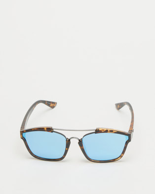 Photo of Dot Dash Confuego Chrome Sunglasses Tort Gloss/Blue