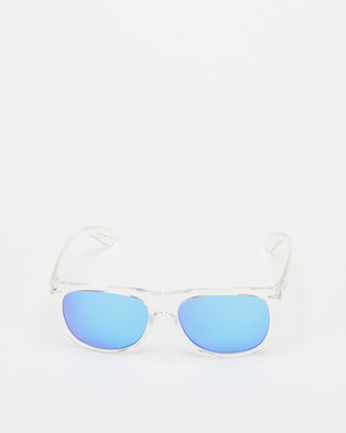 Photo of Dot Dash Kerfuffle Chrome Sunglasses Crystal/Light Blue