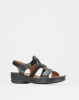 Pierre Cardin Strap Wedge Black Photo